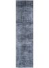 lacuna grey and black wool hand knotted Rug - HeadShot