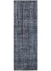 lacuna grey and black wool hand knotted Rug - HeadShot