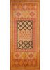 kiaan red and orange wool hand knotted Rug - HeadShot kiaan red and orange wool hand knotted Rug - HeadShot
