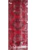 lacuna red and orange wool hand knotted Rug - HeadShot