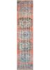 vintage red and orange wool hand knotted Rug - HeadShot vintage red and orange wool hand knotted Rug - HeadShot