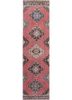 vintage red and orange wool hand knotted Rug - HeadShot vintage red and orange wool hand knotted Rug - HeadShot