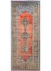 nuray red and orange wool hand knotted Rug - HeadShot nuray red and orange wool hand knotted Rug - HeadShot
