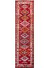 nuray red and orange wool hand knotted Rug - HeadShot nuray red and orange wool hand knotted Rug - HeadShot
