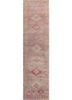 nuray pink and purple wool hand knotted Rug - HeadShot