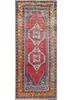 nuray red and orange wool hand knotted Rug - HeadShot nuray red and orange wool hand knotted Rug - HeadShot