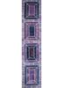 provenance pink and purple wool hand knotted Rug - HeadShot provenance pink and purple wool hand knotted Rug - HeadShot