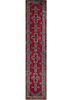 nuray red and orange wool hand knotted Rug - HeadShot