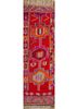 nuray red and orange wool hand knotted Rug - HeadShot nuray red and orange wool hand knotted Rug - HeadShot