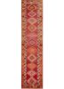 nuray red and orange wool hand knotted Rug - HeadShot nuray red and orange wool hand knotted Rug - HeadShot