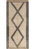 zuri beige and brown wool hand knotted Rug - HeadShot