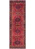 aalam red and orange wool hand knotted Rug - HeadShot aalam red and orange wool hand knotted Rug - HeadShot