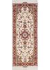 aurora ivory wool and silk hand knotted Rug - HeadShot aurora ivory wool and silk hand knotted Rug - HeadShot