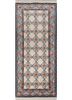 aalam blue wool hand knotted Rug - HeadShot aalam blue wool hand knotted Rug - HeadShot