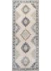 vintage ivory wool hand knotted Rug - HeadShot vintage ivory wool hand knotted Rug - HeadShot