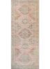 vintage pink and purple wool hand knotted Rug - HeadShot vintage pink and purple wool hand knotted Rug - HeadShot