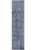 lacuna grey and black wool hand knotted Rug - HeadShot