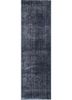 lacuna grey and black wool hand knotted Rug - HeadShot