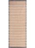 nayaab beige and brown wool flat weaves Rug - HeadShot