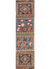 kiaan blue wool hand knotted Rug - HeadShot