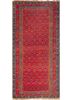 aalam red and orange wool hand knotted Rug - HeadShot aalam red and orange wool hand knotted Rug - HeadShot