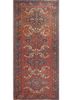 aalam red and orange wool hand knotted Rug - HeadShot aalam red and orange wool hand knotted Rug - HeadShot