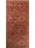 kiaan red and orange wool hand knotted Rug - HeadShot kiaan red and orange wool hand knotted Rug - HeadShot