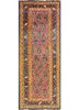 kiaan red and orange wool hand knotted Rug - HeadShot