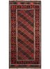 kiaan red and orange wool hand knotted Rug - HeadShot kiaan red and orange wool hand knotted Rug - HeadShot