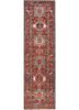 aalam red and orange wool hand knotted Rug - HeadShot aalam red and orange wool hand knotted Rug - HeadShot