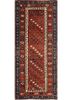 aalam red and orange wool hand knotted Rug - HeadShot aalam red and orange wool hand knotted Rug - HeadShot