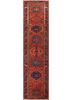 kiaan red and orange wool hand knotted Rug - HeadShot kiaan red and orange wool hand knotted Rug - HeadShot