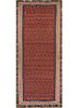 nayaab red and orange wool flat weaves Rug - HeadShot