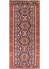 nayaab blue wool flat weaves Rug - HeadShot