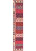 nayaab red and orange wool flat weaves Rug - HeadShot nayaab red and orange wool flat weaves Rug - HeadShot