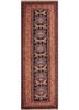 nayaab pink and purple wool flat weaves Rug - HeadShot