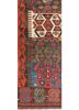 nayaab red and orange wool flat weaves Rug - HeadShot