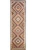 nayaab blue wool flat weaves Rug - HeadShot
