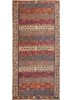 nayaab pink and purple wool flat weaves Rug - HeadShot nayaab pink and purple wool flat weaves Rug - HeadShot