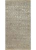 aurora grey and black wool and silk hand knotted Rug - HeadShot aurora grey and black wool and silk hand knotted Rug - HeadShot