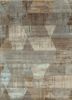 beige and brown beige and brown wool and bamboo silk hand knotted Rug