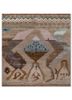manchaha beige and brown wool and bamboo silk hand knotted Rug - HeadShot manchaha beige and brown wool and bamboo silk hand knotted Rug - HeadShot