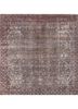 azalea red and orange wool and silk hand knotted Rug - HeadShot azalea red and orange wool and silk hand knotted Rug - HeadShot
