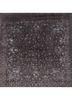 azalea grey and black wool and silk hand knotted Rug - HeadShot azalea grey and black wool and silk hand knotted Rug - HeadShot