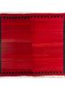 nayaab red and orange wool flat weaves Rug - HeadShot