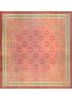 aalam red and orange wool hand knotted Rug - HeadShot aalam red and orange wool hand knotted Rug - HeadShot