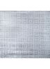 azalea grey and black viscose hand knotted Rug - HeadShot