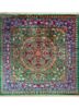 gulmarg green silk hand knotted Rug - HeadShot