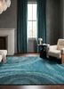 pathways blue wool and viscose hand tuftedRug - Rander