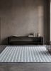 abrash blue polyester flat weavesRug - Rander